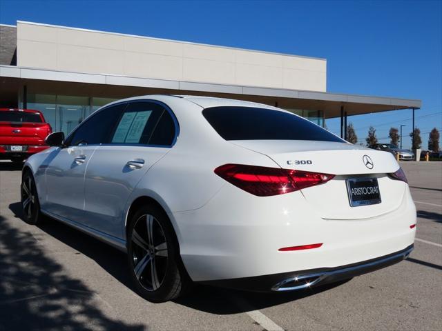 used 2022 Mercedes-Benz C-Class car, priced at $35,700