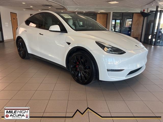 used 2022 Tesla Model Y car, priced at $29,599