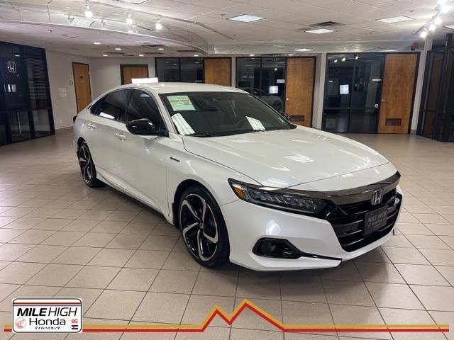 used 2022 Honda Accord Hybrid car, priced at $28,612