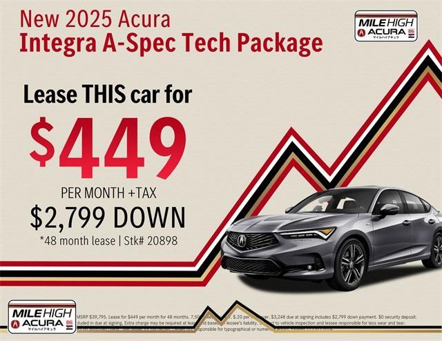 new 2025 Acura Integra car, priced at $39,795