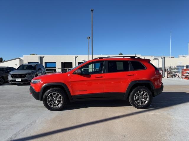 used 2021 Jeep Cherokee car, priced at $27,700