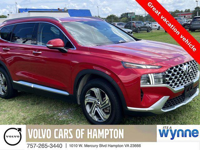 used 2021 Hyundai Santa Fe car, priced at $21,350