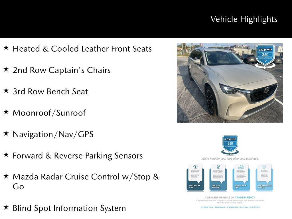 used 2024 Mazda CX-90 car, priced at $36,500