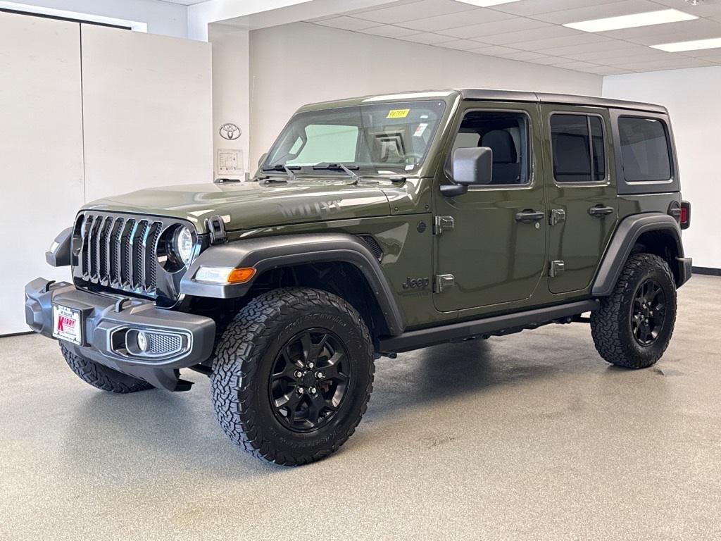 used 2021 Jeep Wrangler Unlimited car, priced at $30,949