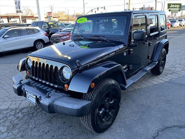 used 2013 Jeep Wrangler Unlimited car, priced at $19,990