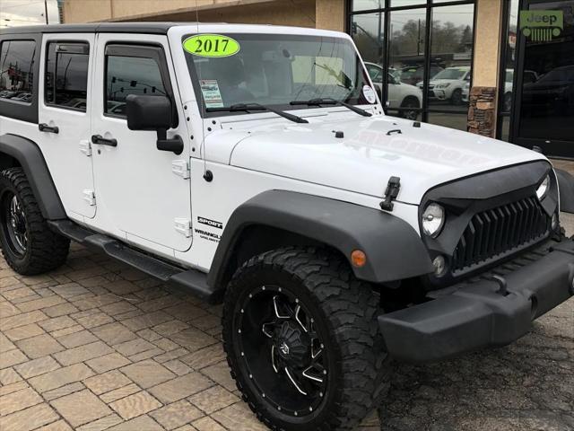 used 2017 Jeep Wrangler Unlimited car, priced at $19,990