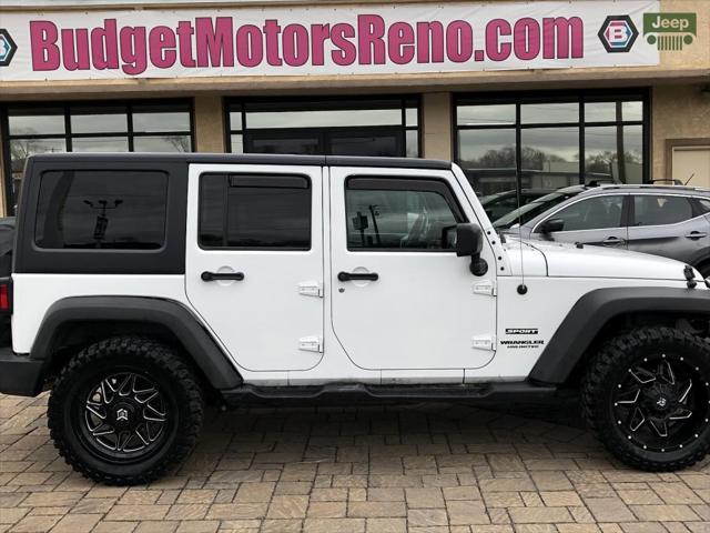 used 2017 Jeep Wrangler Unlimited car, priced at $19,990