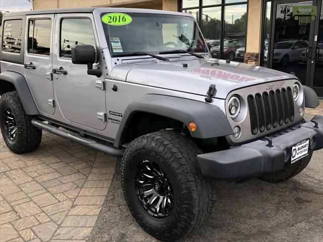 used 2016 Jeep Wrangler Unlimited car, priced at $20,990