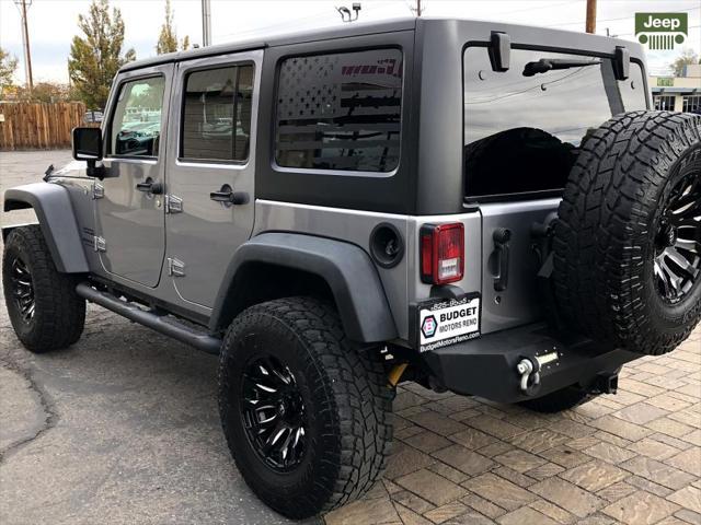 used 2016 Jeep Wrangler Unlimited car, priced at $20,990