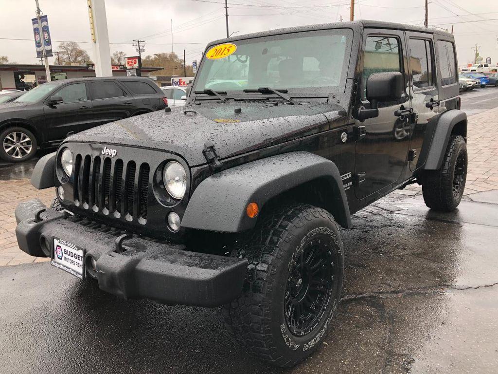used 2015 Jeep Wrangler Unlimited car, priced at $16,954