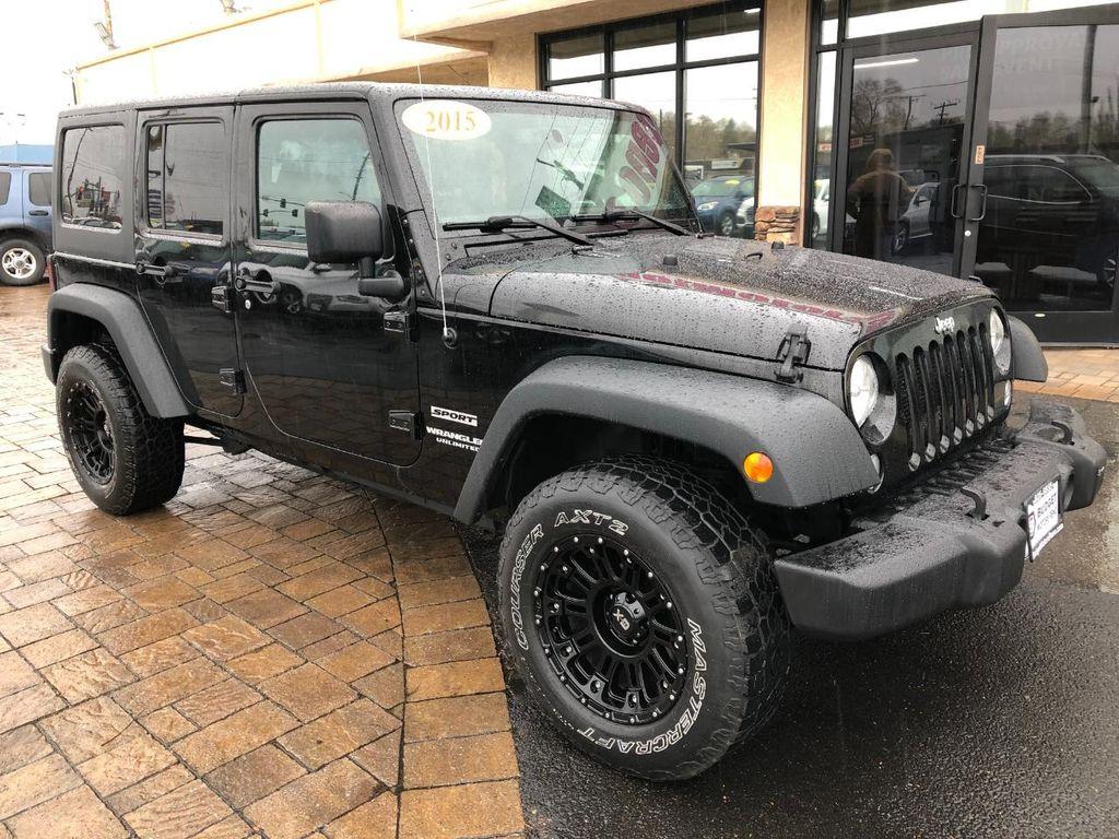 used 2015 Jeep Wrangler Unlimited car, priced at $16,954