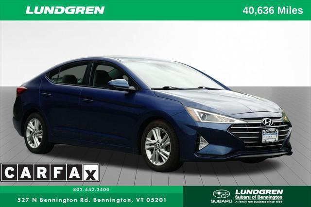 used 2019 Hyundai Elantra car, priced at $15,921
