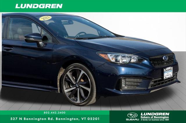 used 2021 Subaru Impreza car, priced at $18,731