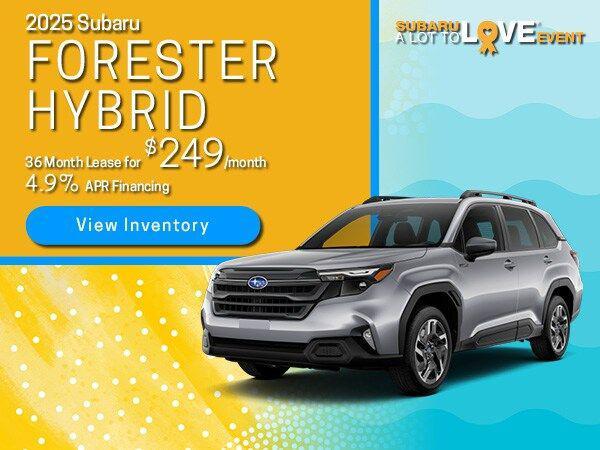 new 2025 Subaru Forester Hybrid car, priced at $39,172