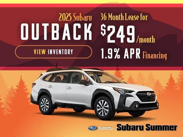 new 2025 Subaru Outback car, priced at $32,946