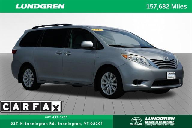 used 2016 Toyota Sienna car, priced at $13,551