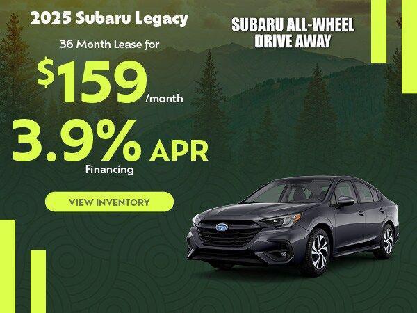 new 2025 Subaru Legacy car, priced at $41,937