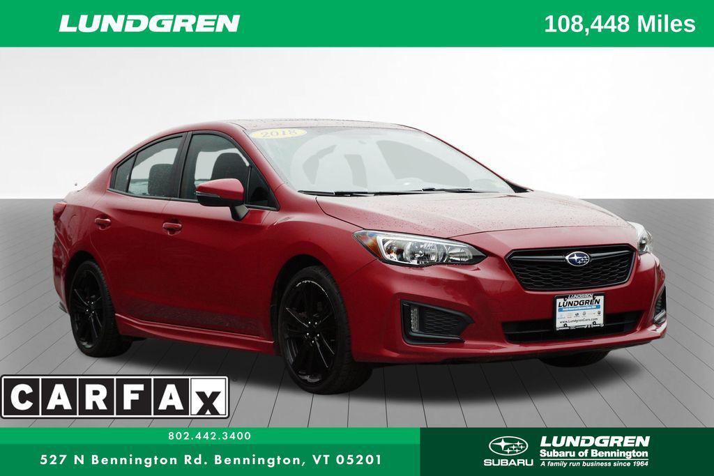 used 2018 Subaru Impreza car, priced at $13,823