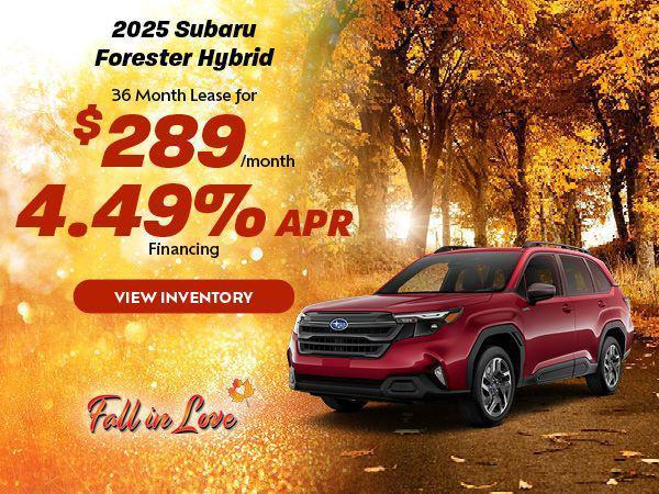 new 2025 Subaru Forester Hybrid car, priced at $41,424