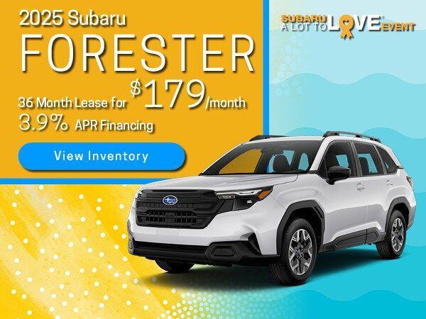 new 2025 Subaru Forester car, priced at $48,176
