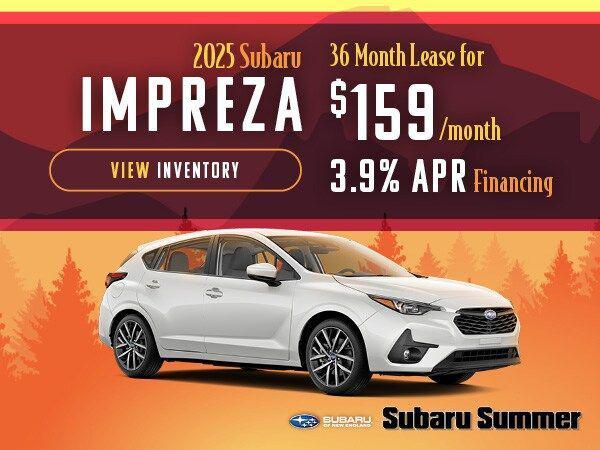 new 2025 Subaru Impreza car, priced at $26,927