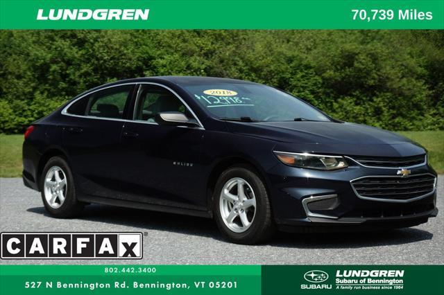 used 2018 Chevrolet Malibu car, priced at $12,998