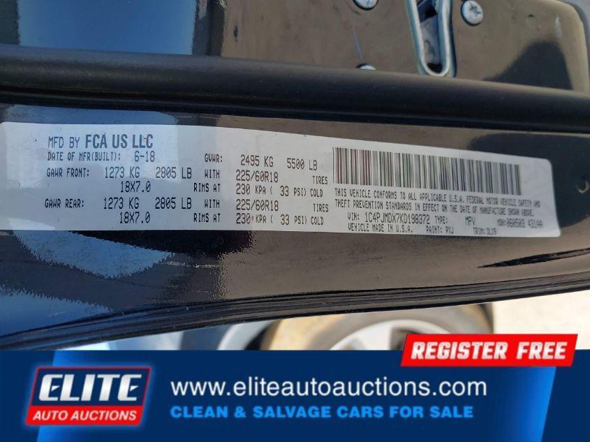 used 2019 Jeep Cherokee car, priced at $3,700