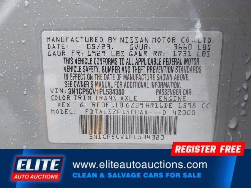 used 2023 Nissan Kicks car, priced at $7,650