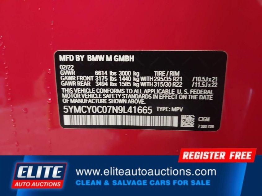 used 2022 BMW X6 M car