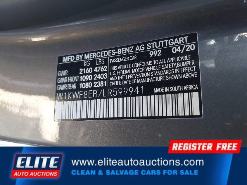 used 2020 Mercedes-Benz C-Class car, priced at $13,600