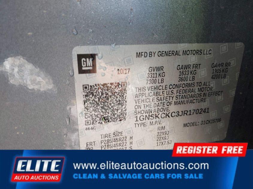 used 2018 Chevrolet Tahoe car, priced at $11,925