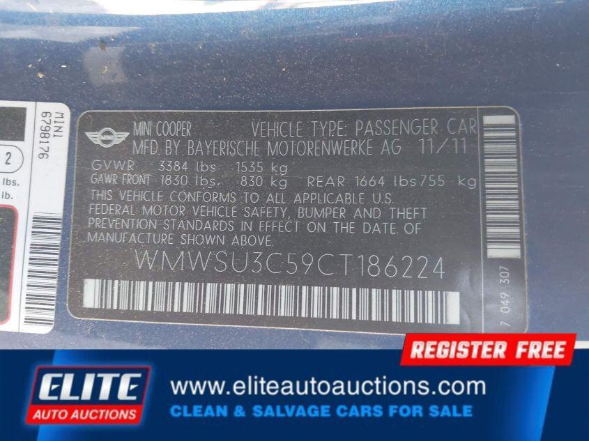 used 2012 MINI Cooper car, priced at $2,135