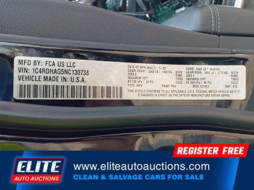 used 2022 Dodge Durango car, priced at $14,700