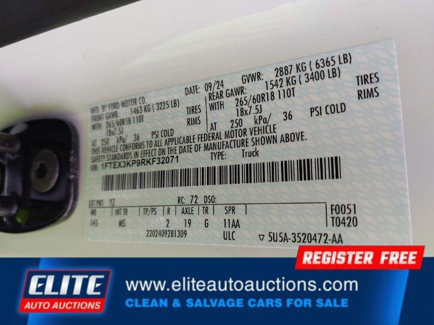 used 2024 Ford F-150 car, priced at $18,600