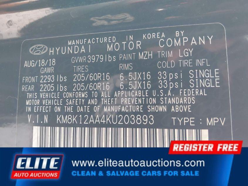 used 2019 Hyundai Kona car, priced at $5,050