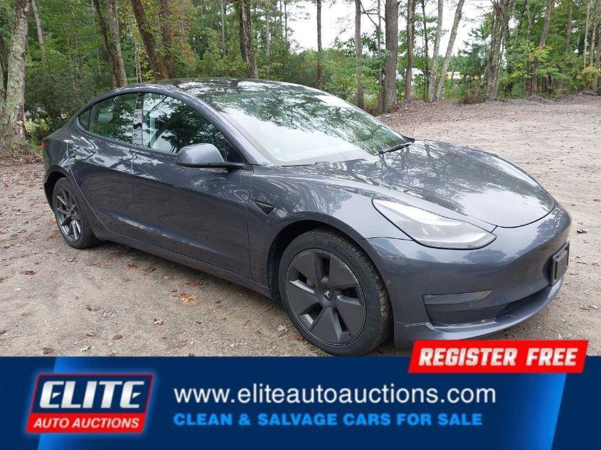 used 2022 Tesla Model 3 car, priced at $9,750
