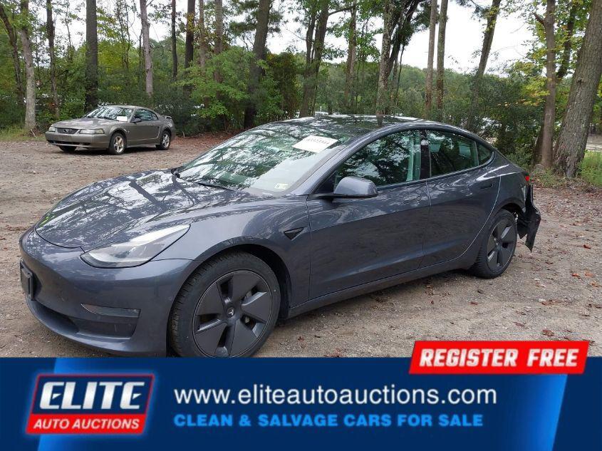 used 2022 Tesla Model 3 car, priced at $9,750