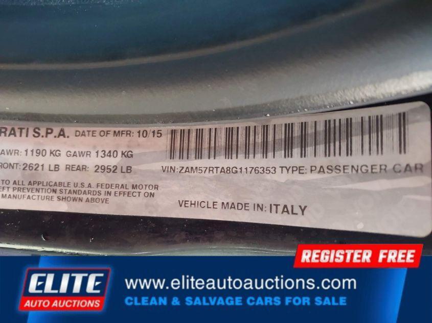 used 2016 Maserati Ghibli car