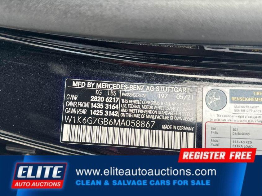 used 2021 Mercedes-Benz S-Class car