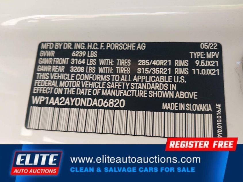 used 2022 Porsche Cayenne car