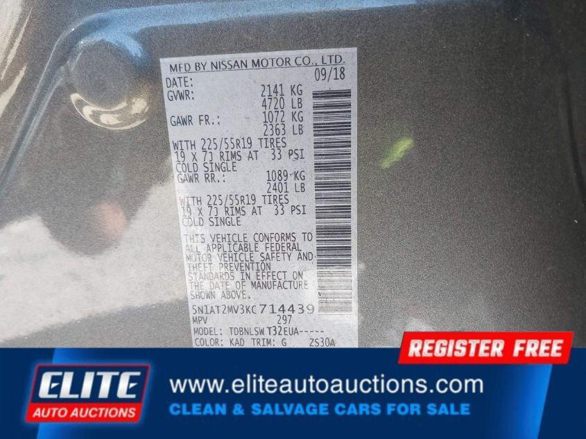 used 2019 Nissan Rogue car, priced at $6,175