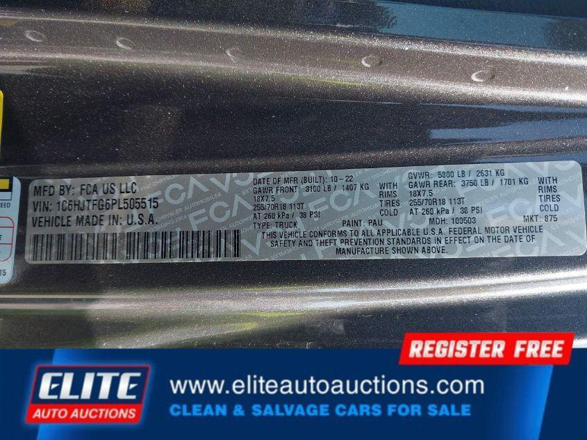 used 2023 Jeep Gladiator car, priced at $13,200