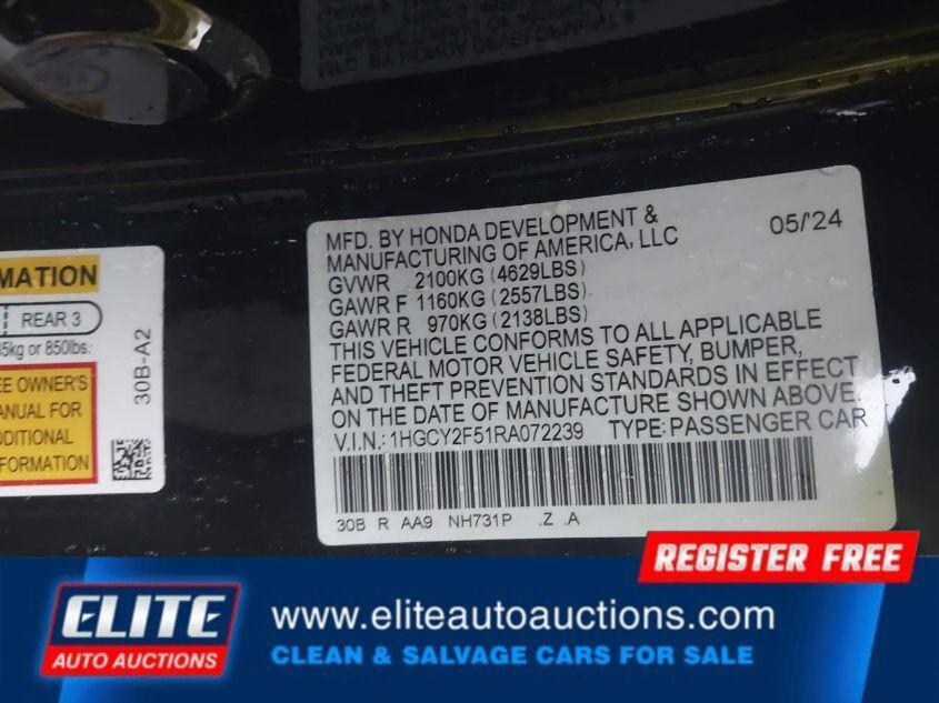 used 2024 Honda Accord Hybrid car