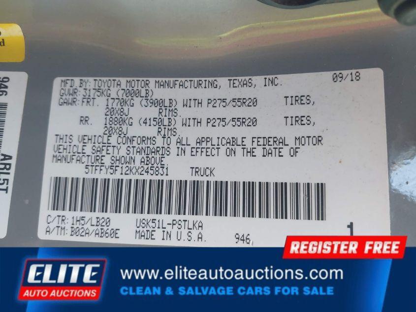 used 2019 Toyota Tundra car