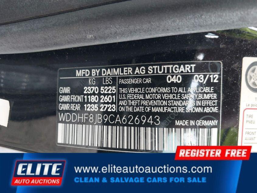 used 2012 Mercedes-Benz E-Class car, priced at $1,975