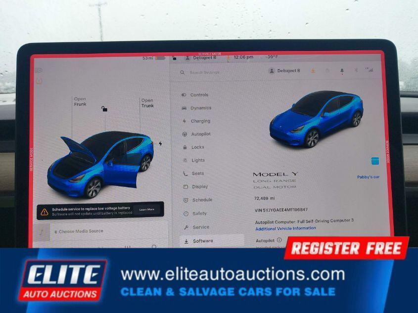 used 2021 Tesla Model Y car, priced at $11,650