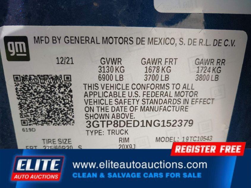 used 2022 GMC Sierra 1500 car