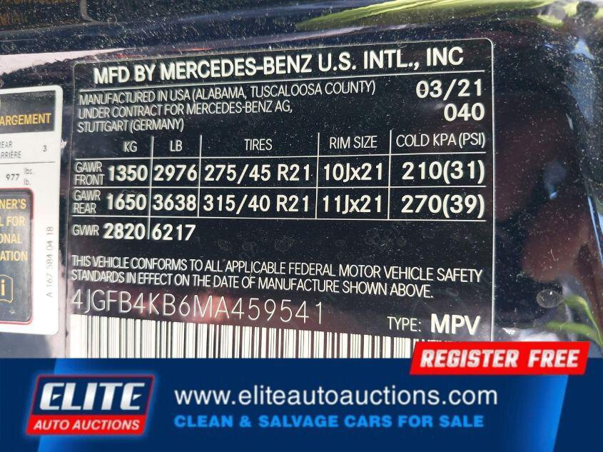 used 2021 Mercedes-Benz GLE 350 car