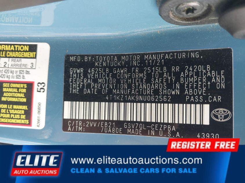 used 2022 Toyota Camry car