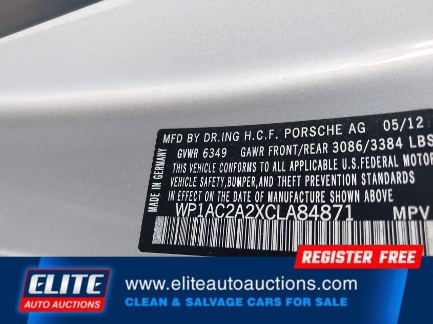 used 2012 Porsche Cayenne car